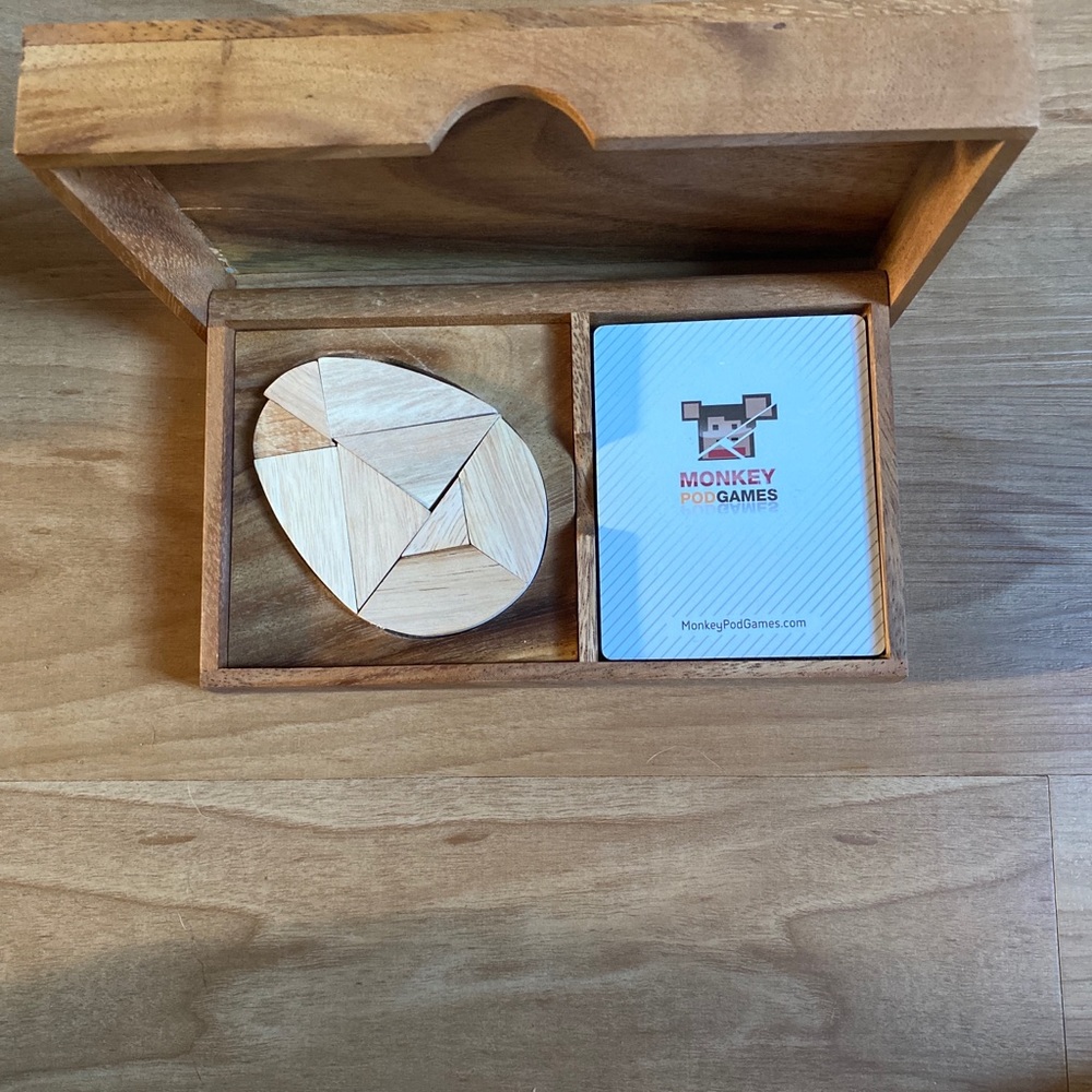 Monkey Pod Games Egg Tangram Set - A Premium Set - - Picture 3 of 4